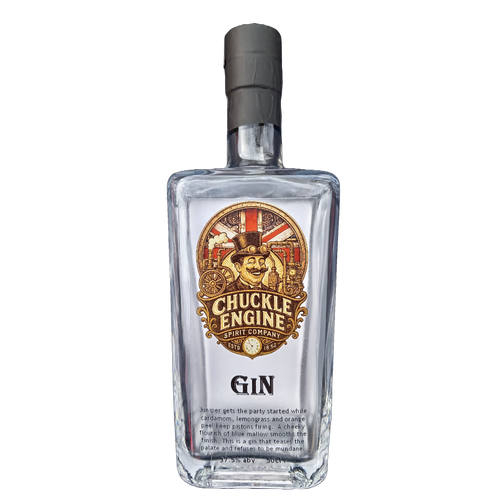 Chuckle Engine Botanical Gin 500ml bottle – small batch craft gin UK