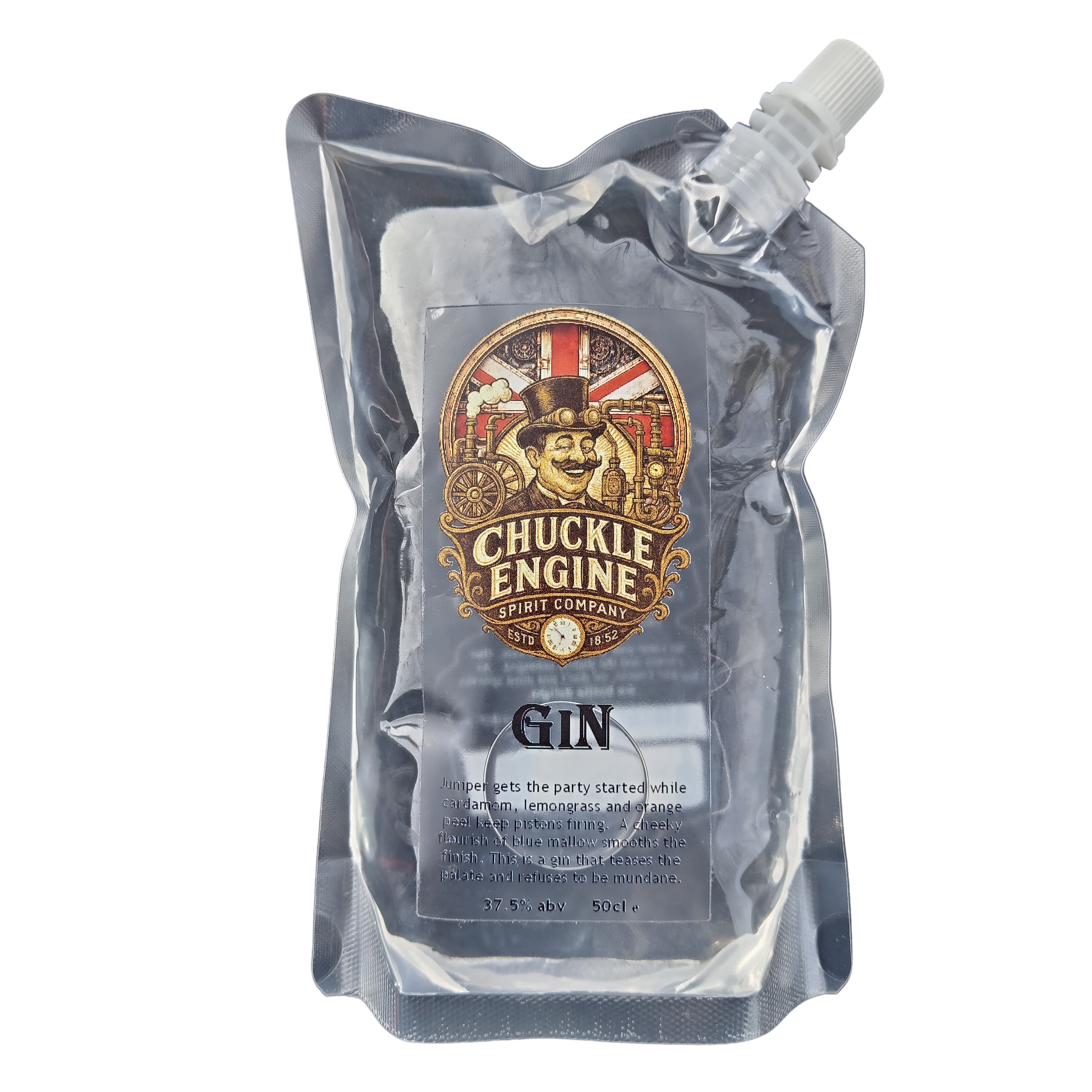 Chuckle Engine Rogues Rum 500ml festival party refill pouch
