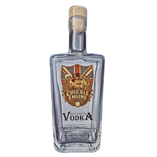 Chuckle Engine Botanical Vodka 500ml bottle – mango, baobab & ginger craft vodka