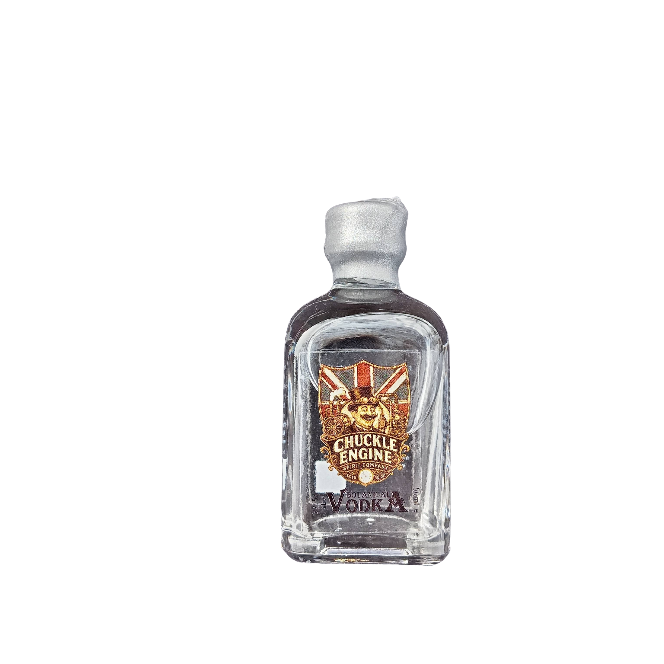 Chuckle Engine Botanical Vodka 50ml miniature bottle - gift